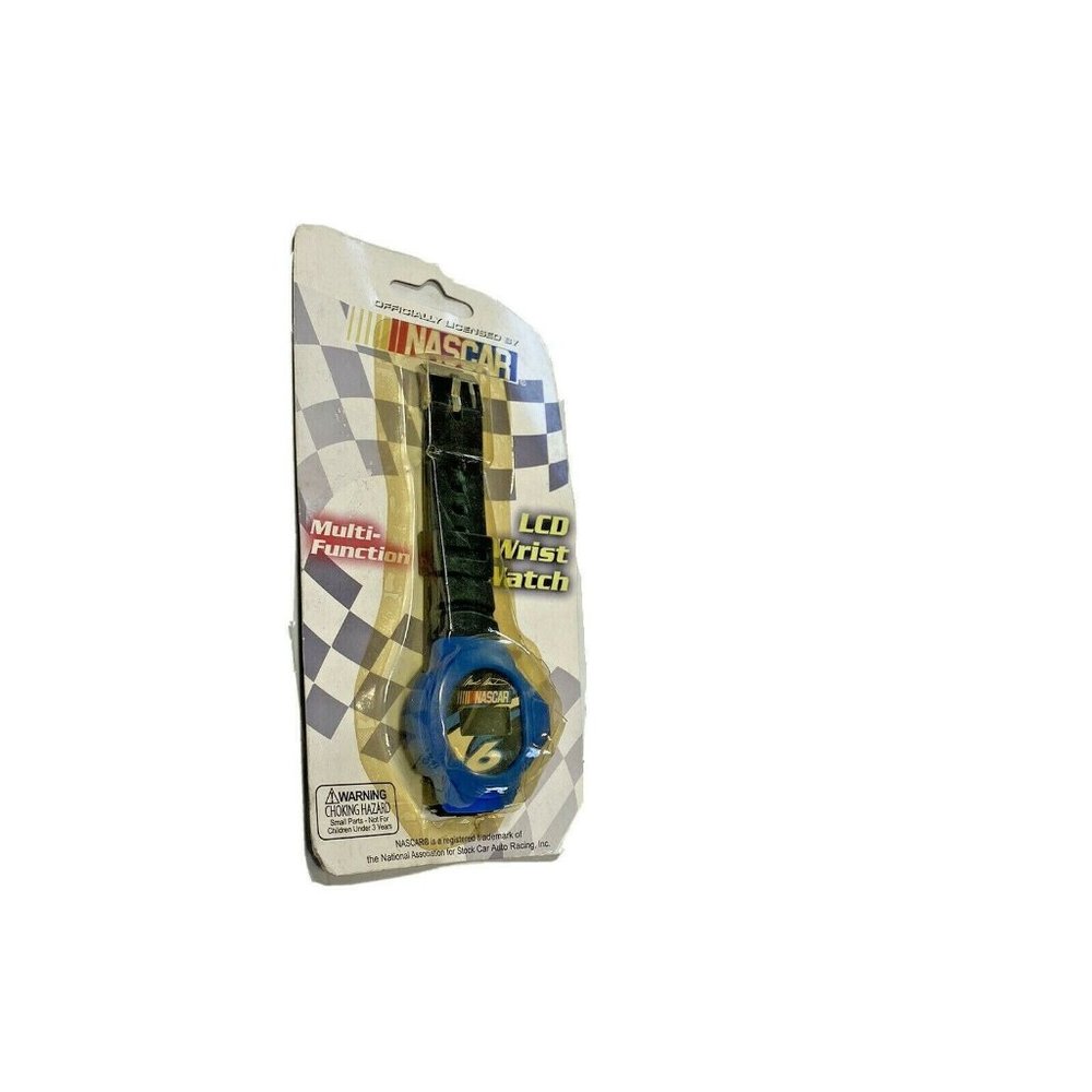 Vintage 90s NOS Mark Martin Nascar Watch Racing